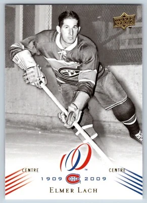 ELMER LACH 2008-09 UPPER DECK MONTREAL CANADIENS CENTENNIAL 08-09 NO 17    23999 - Image 1 of 2