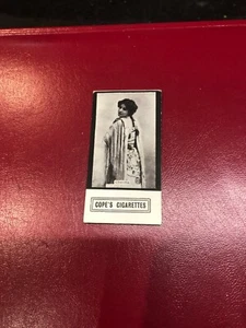 COPES ACTRESSES BLARM 70MM CIGARETTE CARD VERY GOOD CONDITION 1902 ISSUE - Picture 1 of 2