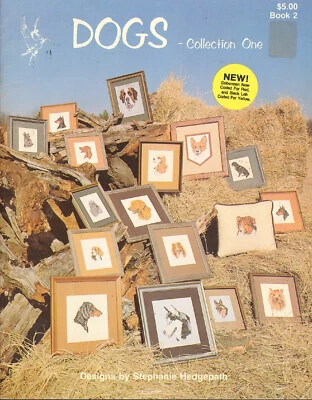 Dogs Collection One Counted Cross Stitch Pattern Book Stephanie Hedgepath - Image 1 of 2