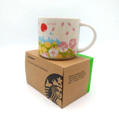 Taza Starbucks Japón Mount Fuji Spring 'You Are Here' Edición Coleccionista 414 ml