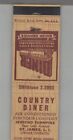 Matchbook Cover Country Diner St. James Long Island, Ny