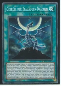 YU GI OH GEBRÜLL DER BLAUAUGEN DRACHEN  SDWD-DE019 SUPER RARE 1.AUFLAGE - Bild 1 von 1