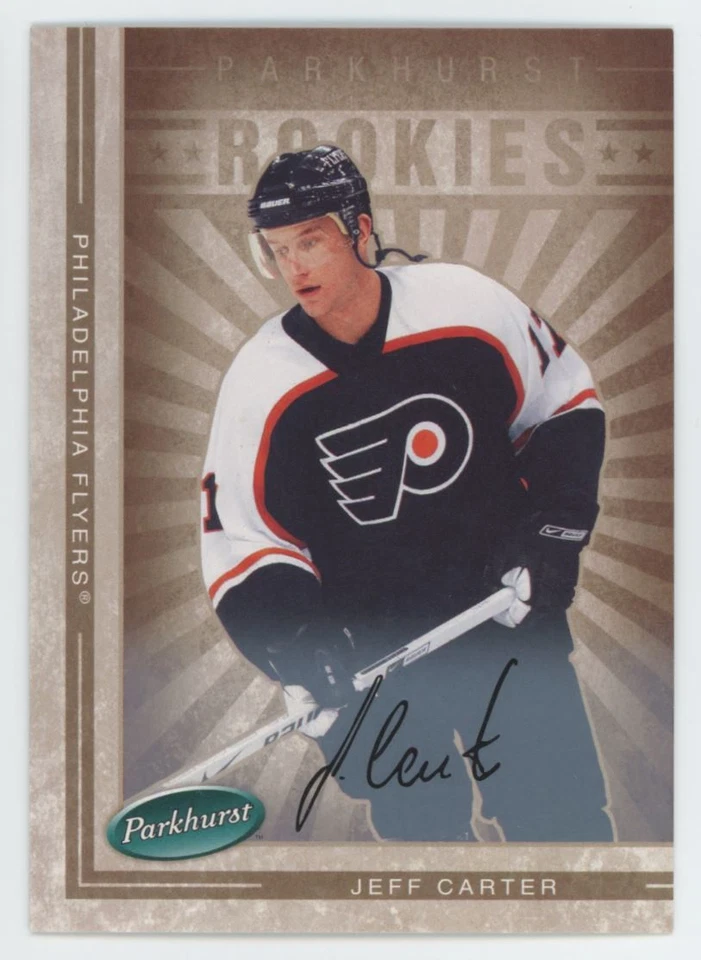 Parkhurst 054/100 2005-06 Jeff Carter novato Philadelphia Flyers #653 Foto 1 de 2