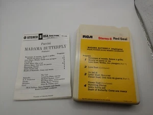 RCA Stereo 8 Red Seal Madama Butterfly Highlights Puccini 8 Track Cassette Tape - Picture 1 of 4