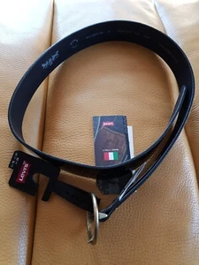 Ceinture cuir femme Levi's neuve 75 cm noire neuve - Imagen 1 de 5