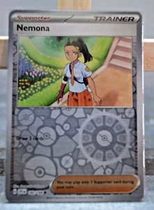 Nemona 180/198 Reverse Holo Scarlet & Violet Base Set Trainer Pokémon TCG Common - Bild 1 von 2