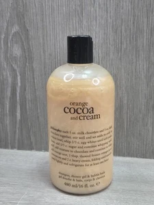 Philosophy Orange Cacao e Crema 16,0 oz Shampoo, Gel Doccia Bagno a Bolle - Foto 1 di 2