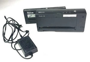 Vintage HP Deskjet 340 Portable Printer W Power Cable & Attachment - Picture 1 of 9