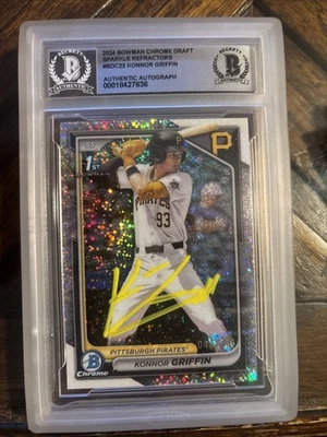2024 Bowman Draft Konnor Griffin Auto Authentic Yellow Ink - Image 1 of 2