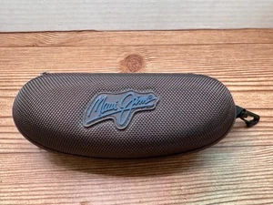 Maui Jim Brown Sunglasses Hard Protective Case w/Zipper and Clip - Picture 1 of 8