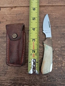 Kershaw Oregon USA 2110 Honcho Knife Made In Japan 1979 Leather Case Clean - Picture 1 of 21