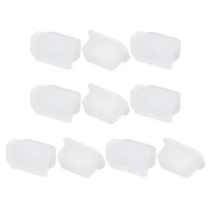10pcs Laptop 1394 6P Port Duct Covers Caps Silicone for 1394 Female End, Clear - Photo 1 sur 4