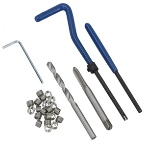 Kit de reparación de roscas métricas M5 x 0,8 mm juego de helicoil para roscas dañadas 25 piezas - Imagen 1 de 6