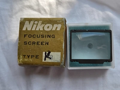 Pantalla de enfoque original Nikon F3hp F3 tipo K en estado de usuario Foto 1 de 2