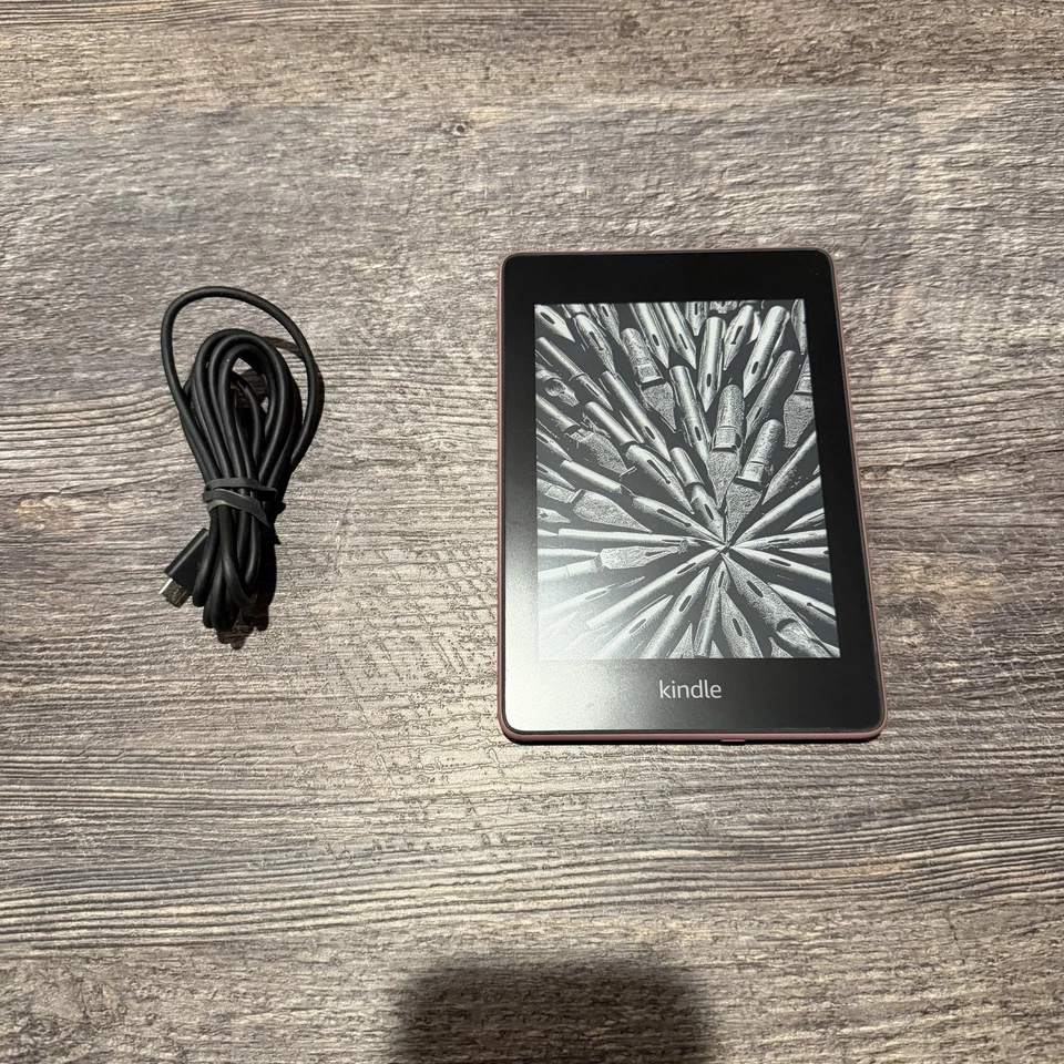 KINDLE PAPERWHITE 10TH Plum Pink GEN EREADER | 8GB WIFI 6" With ADS Waterproof - Image 1 of 4
