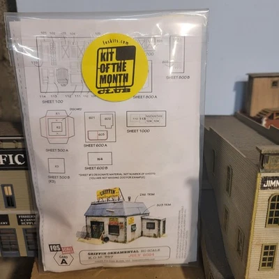  Fos Scale Models Griffin Ornamental K.O.M. #67 Ho Scale structure kit - Image 1 of 2
