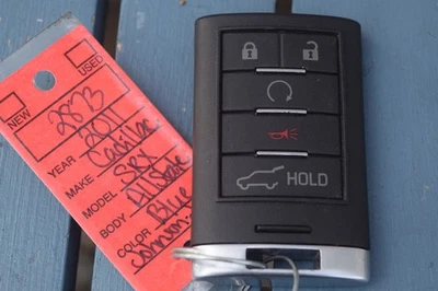 OEM 2010 2011 2012 2013 2014 CADILLAC SRX KEYLESS ENTRY REMOTE SMART KEY FOB - Image 1 of 3