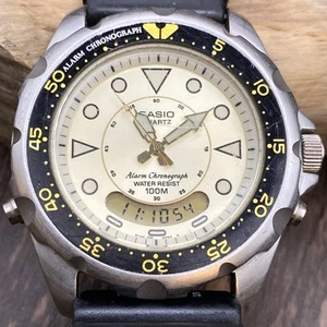 VTG CASIO “The Arnie” 388 AD-520 ANALOG-DIGITAL WATCH Needs New Band - Picture 1 of 9