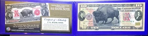 U.S. 2017 $10 Legal Tender – 1901 Bison / Lewis & Clark Design - Picture 1 of 8
