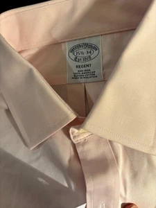Brooks Brothers rosa Hemd 15,5/34 neu mit Etikett neuwertig Studio Kleiderschrank Auktion - Bild 1 von 5