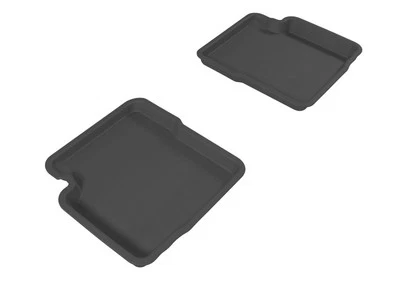 3D MAXpider For 2012-2019 Fiat 500 Kagu 2nd Row Floormats - Black - Imagem 1 de 4