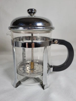 Bodum Cafetière Coffee Maker French Press  Glass & Metal 1 Pint Rare  - Image 1 of 4