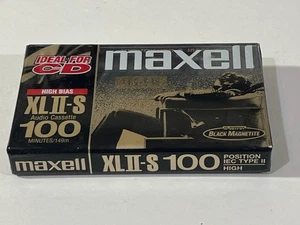 MAXELL XLII-S 100 High Bias Blank Audio Cassette Tape (Sealed) New! US - Picture 1 of 3