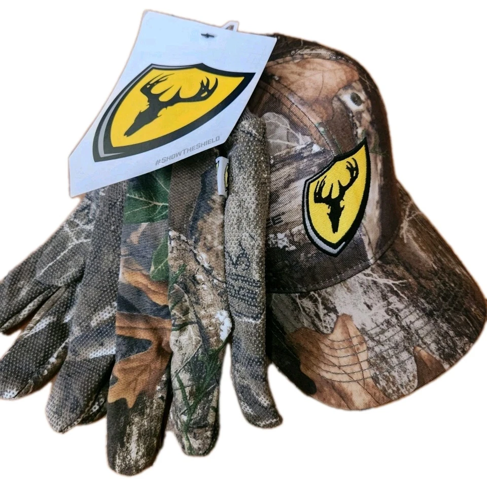 Scent Blocker Cap Hat & Glove Combo Turkey Deer Hunting Scent Control Size M/L - Image 1 of 4