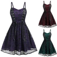 gothic swing dress