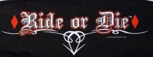 Motorcycle Head Wrap Biker Ride or Die Terrycloth Lining New Biker Road Wrap - Picture 1 of 2