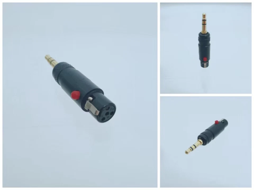 DIY Adapter mini-jack 3.5mm 1/8" Plug Male to Mini-XLR TA4F 4pin for Microphones - Image 1 of 1