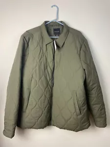 NUEVO Algodón: en Prendas, Chaqueta Espina de Arenque Verde Oliva XXL, Nuevo con Etiquetas - Imagen 1 de 12