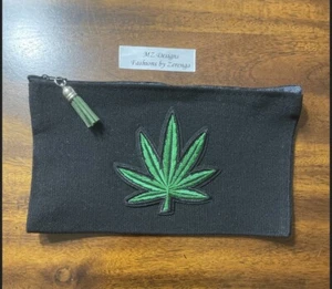 Canvas Marihuana Blatt Bleistiftetui - Bild 1 von 1