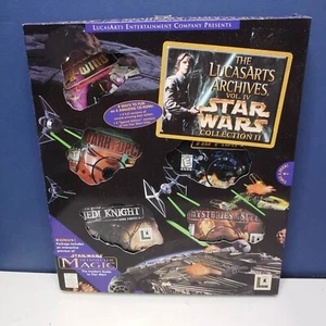 STAR WARS COLLECTION II LucasArts Archives Vol. IV PC 1997 6 CD Roms in Box - Picture 1 of 6
