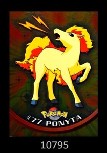 1-1999 TOPPS POKEMON THE MOVIE #77 PONYTA CARD#77 QTY