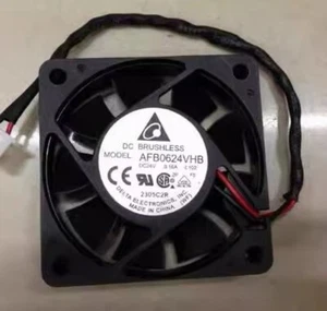 Delta AFB0624VHB DC24V 0.16A 6CM 2-Pin Dual Ball Cooling Fan - Picture 1 of 1
