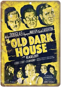 The Old Dark House Vintage Movie Poster 12" x 9" Reproduction Metal Sign I132 - Picture 1 of 1