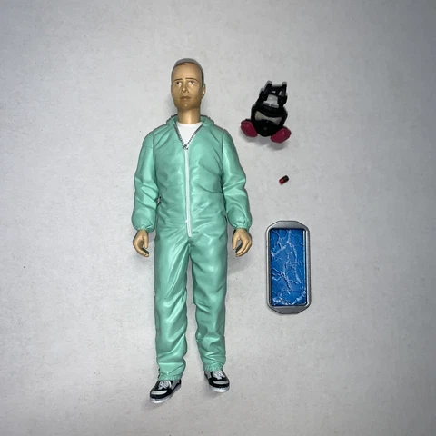 Mezco Breaking Bad "Jesse Pinkman" (Blue Hazmat Suit PX Exclusive) open/loose Cover