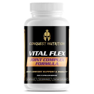 Conquest Nutrition Vital Flex Gelenkkomplex Formel - 60 Veggie Kapseln - Bild 1 von 2