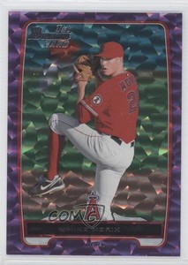 2012 Bowman Draft Draft Picks Purple Ice /10 Mike Morin #BDPP111