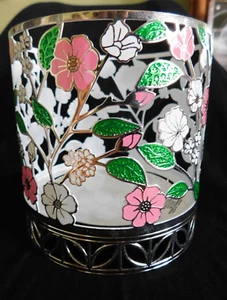NEW Floral Toss 3-Wick Candle Holder Bath & Body Works SHIPS FREE! - Picture 1 of 3