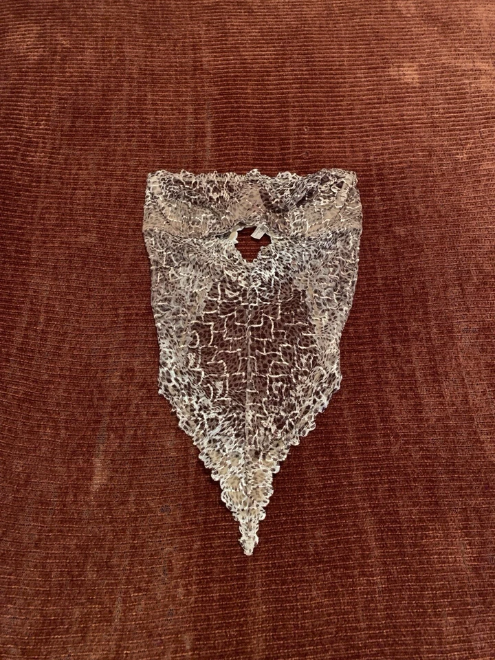 Sheer Lace Brown Nude Bra Bodysuit - Image 1 of 4