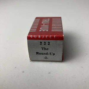 Tru-Vue Film Strip 222 The Round-Up-2 Vintage - Picture 1 of 8