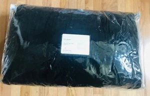 Pottery Barn Velvet Tufted Quilt Black Queen No Shams Cotton New🦩 - Picture 1 of 3