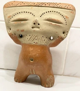 -1930-1960 Central American Effigy Statue Clay - Picture 1 of 6