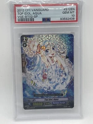 Top Idol, Aqua SP PSA 10 Gem Mint💎 2012 BT02 Cardfight Vanguard BT02/S12EN - SP - Image 1 of 4