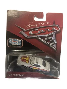 DISNEY PIXAR CARS 3  "PAT TRAXSON - OFFICIAL PACE CAR" BONUS COLLECTOR CARD - Picture 1 of 2