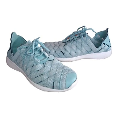 Nike Juvenate Woven Sneaker Glimmerblau Damen 833825-402 US 7,5 EU 38,5 EUC  - Bild 1 von 4