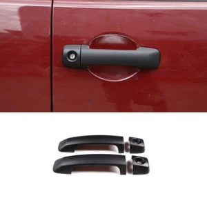 Cubierta de manija de puerta exterior de coche negro mate apta para Toyota FJ Cruiser 2007-2021 - Imagen 1 de 13