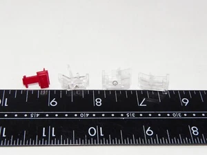 Wii Clear Transparent Button Replacement Nintendo Console Parts Power Open Reset - Picture 1 of 3